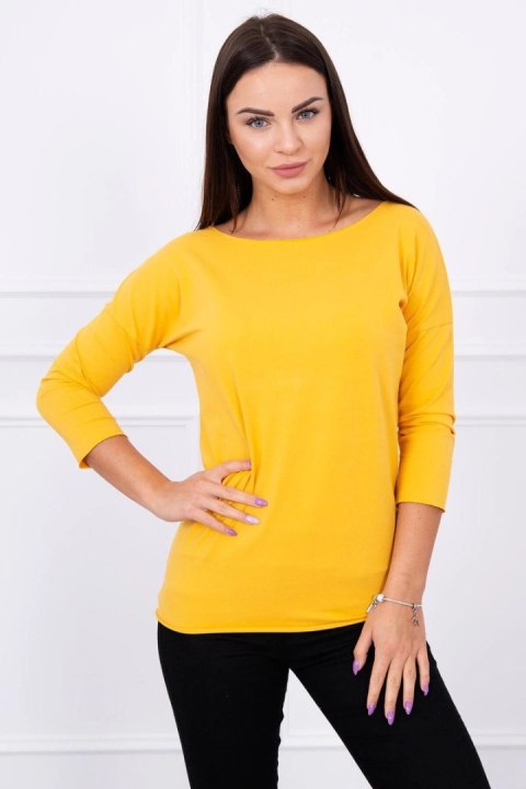 Bluzka Casual musztardowa