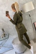 Komplet ze spodniami Baggy khaki
