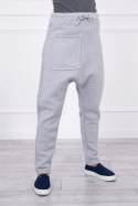 Komplet ze spodniami Baggy szary