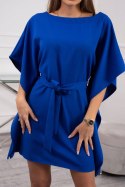 Sukienka nietoperz Oversize chabrowa