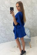 Sukienka nietoperz Oversize chabrowa