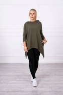 Bluza z nadrukiem skrzydeł khaki