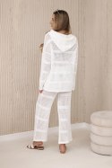Komplet ażurowy Rayon biały