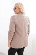 Marynarka damska Plus Size bez zapięcia z podszewką XL/2XL fango