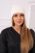 Czapka damska Rebeka K345 ecru