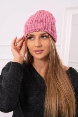 Czapka damska Rebeka K345 różowa