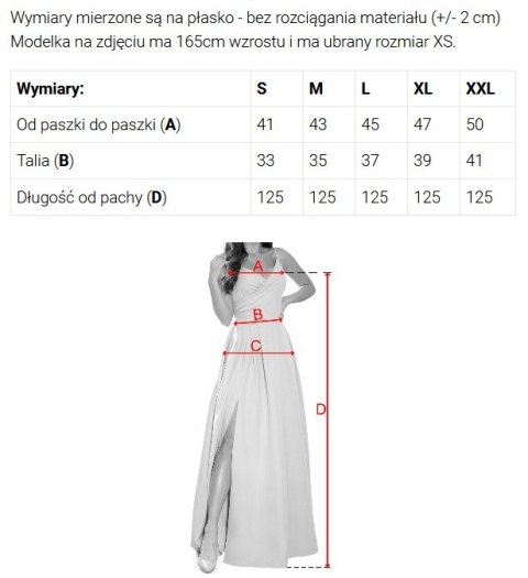 299-17 CHIARA elegancka maxi długa suknia na ramiączkach - CHABROWA Z BROKATEM