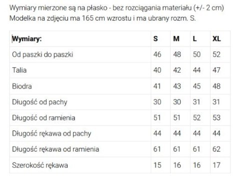 481-7 Zamszowa RAMONESKA z długim rękawkiem i zamkami - błękitny turkus