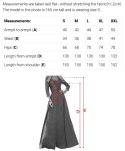 694-2 MIRELLA Elegancka rozkloszowana sukienka maxi z cekinowymi rękawami - czekoladowy brąz